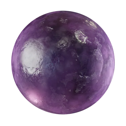 High-quality PBR pink glass texture for 3D rendering, perfect for Blender users seeking realistic crystal shaders.