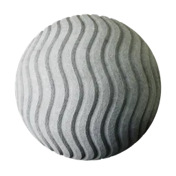 Concrete carvet wall