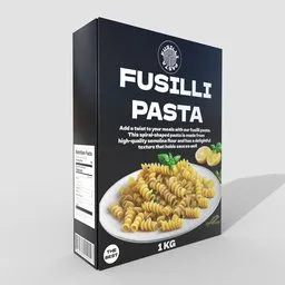 Fusilli Pasta  Box