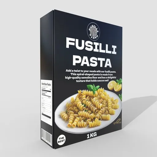 Fusilli Pasta  Box