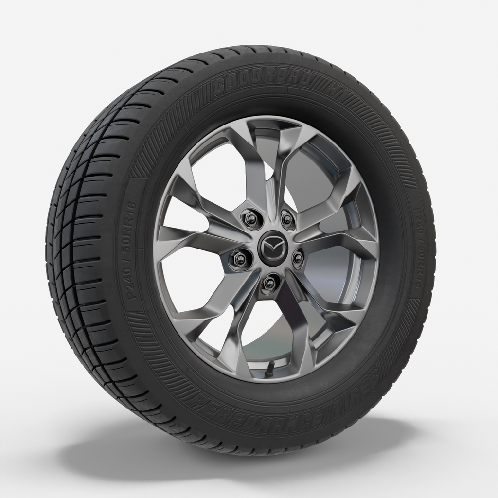 BlenderKit Download the FREE Mazda CX3 wheel and tire model