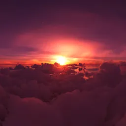 Above the Clouds Pink Twilight