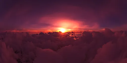 Above the Clouds Pink Twilight
