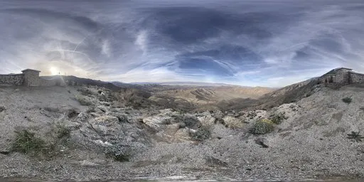 Mountain blue sky Sunset
