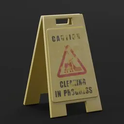 Wet Floor Sign Board Opened