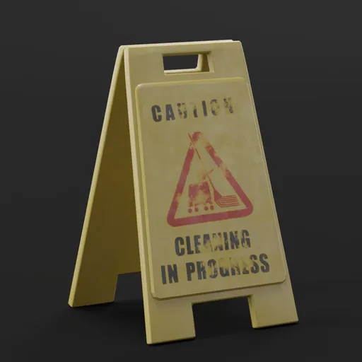 Wet Floor Sign Board Opened