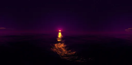 Sunset Evening Pink Light Sea