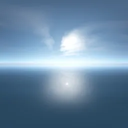 Blue Sunny Summer Sky