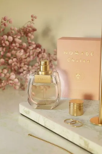 Pink perfume scene
