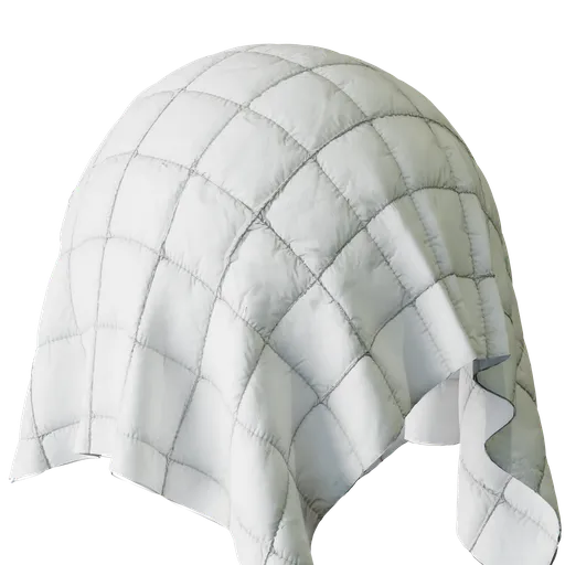 White Quilted Fabric