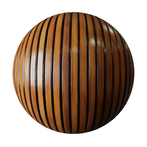 Natural Wooden Slat Panel