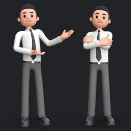 Man stylized character