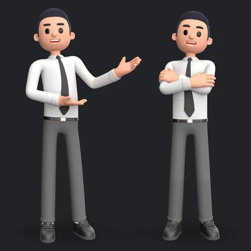 Man stylized character
