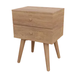 Lowpoly Drawer Bedside