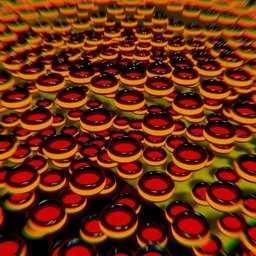 Rings background animated