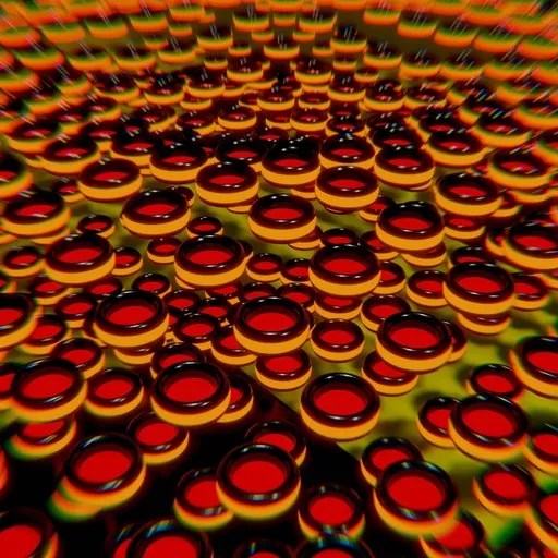 Rings background animated