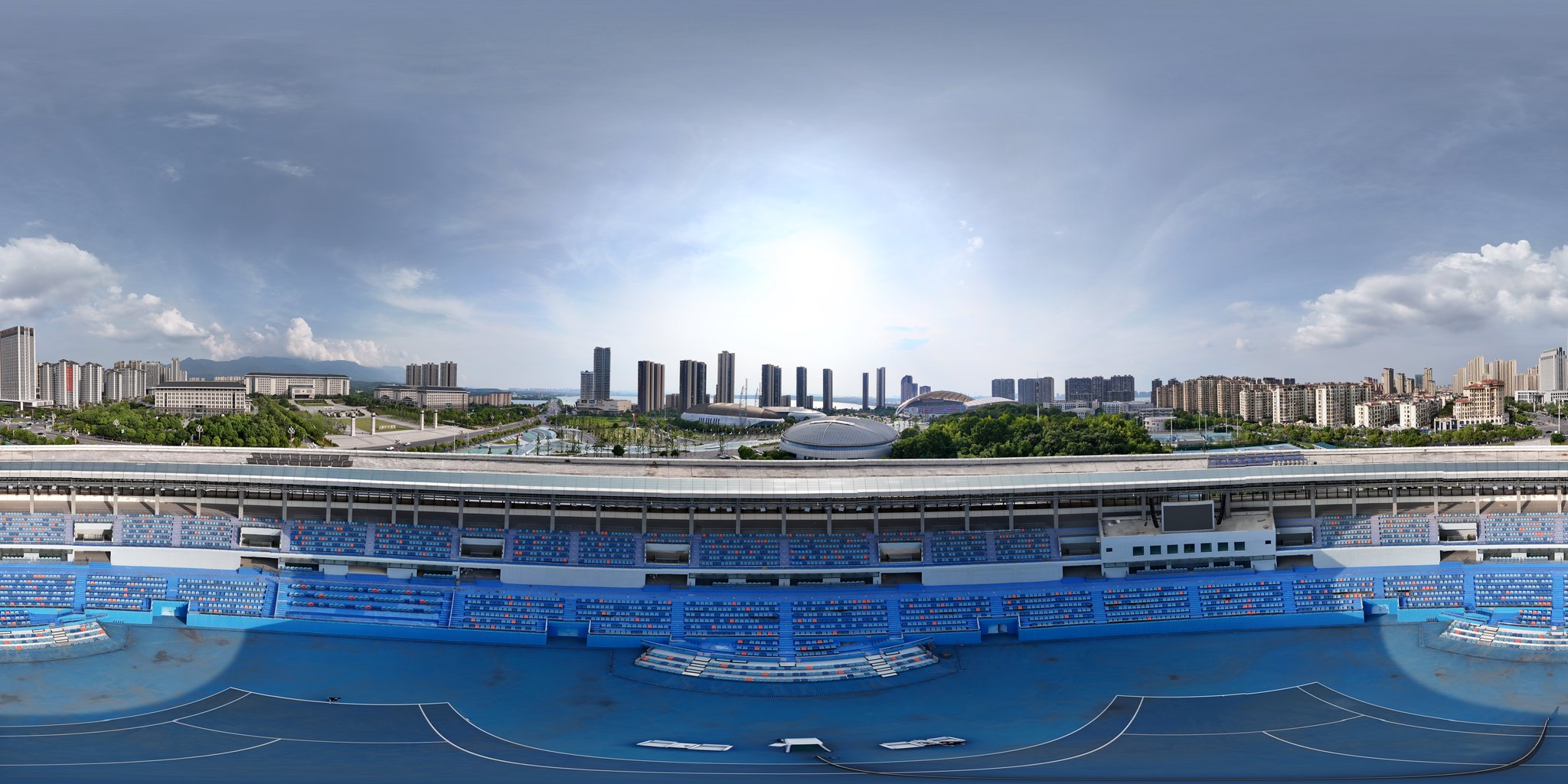 Bluesky Playground Highsky Building | Urban Elements HDRis | BlenderKit