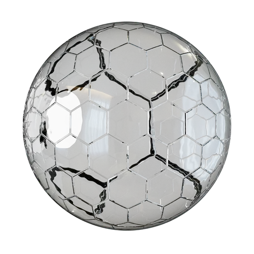 Cut glass (Honeycomb pattern)