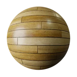 Wooden maple flooring