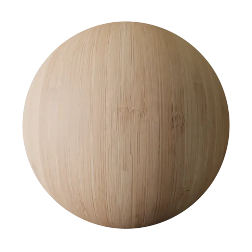 High-resolution seamless bamboo wood texture for 3D materials in Blender, ideal for realistic rendering.