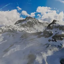 Winter Mountain Landscape