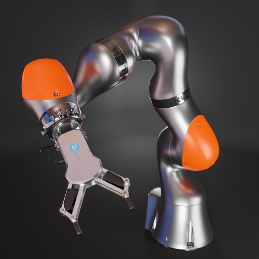 Robot KUKA LBR Iiwa14 | FREE Robots Characters Models | BlenderKit