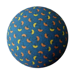 Flower print fabric
