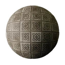 Medieval Carved Stone Pattern