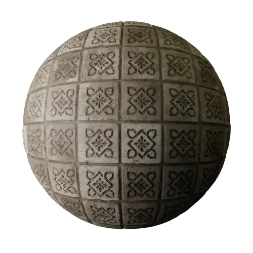 Medieval Carved Stone Pattern