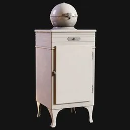 1930s Globe-Top Style Refrigerator