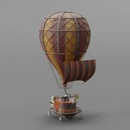 Fantasy hot air ballon