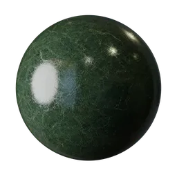 Dark Emerald Marble Surface