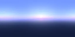 Pure clear sunset