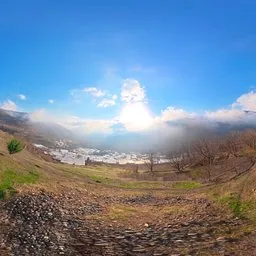 Mountain Valley Cloudy Spring