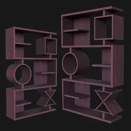 Bookcase xo stylized