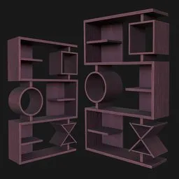 Bookcase xo stylized
