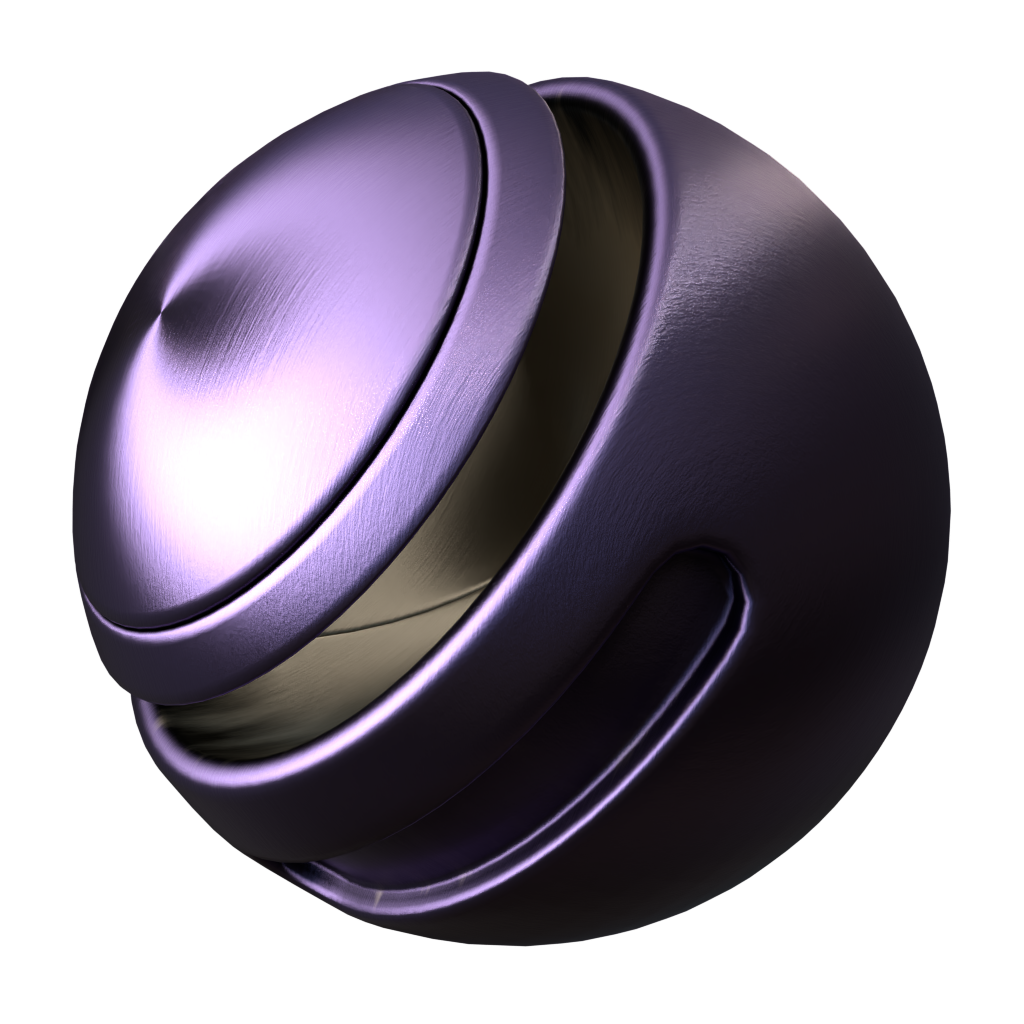 Bi-Color Brushed Metal | FREE metal materials | BlenderKit