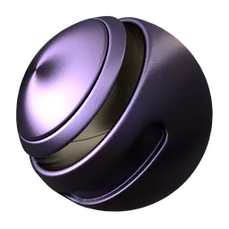 High-quality PBR bi-color brushed metal texture for 3D modeling in Blender, seamless and procedural for realistic renders.