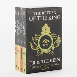 Detailed 3D representation of Tolkien's book series with PBR textures, ideal for Middle-earth themed Blender scenes.