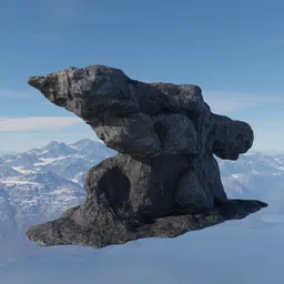 Granite Rugged Rock