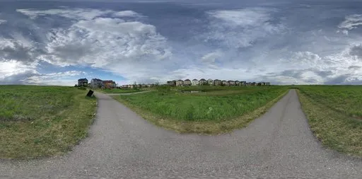 Rural Gravel Road Bluesky Cloud