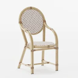 Rattan restaurant chair