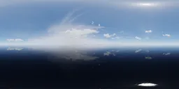 Sunny Blue Sky Cloudy Day