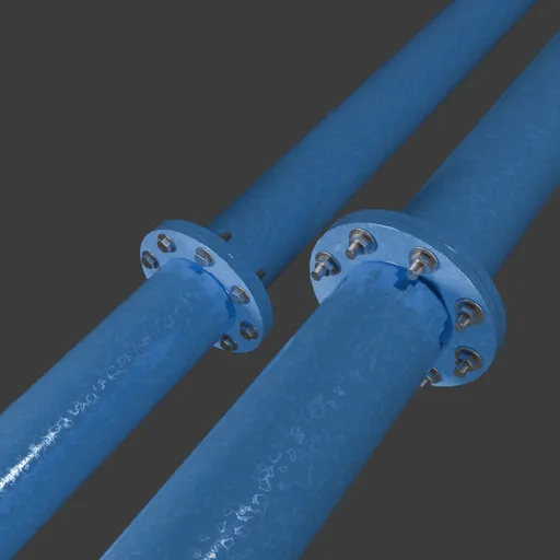 100mm Flanged Pipe
