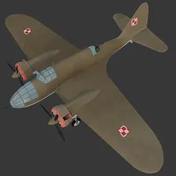 Bomber PZL37 Los