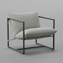 Metal Framed Chair