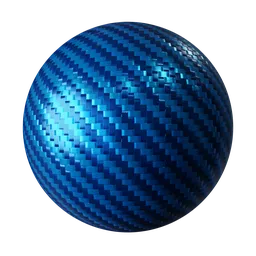 Blue Carbon Fiber