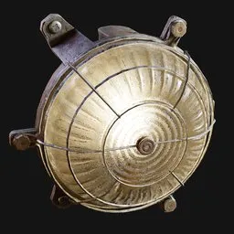 Industrial Bulkhead Cage Light