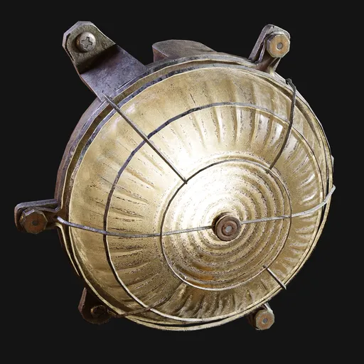 Industrial Bulkhead Cage Light