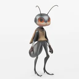 Stylized Humanoid Cricket